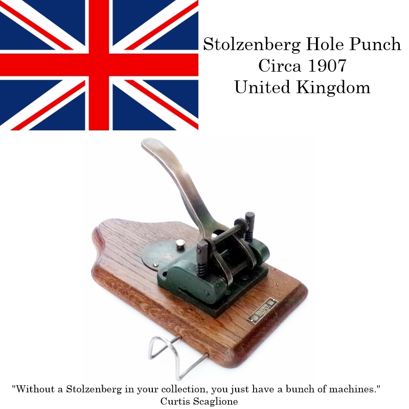 Stolzenberg Hole Punch, circa 1907, United Kingdom