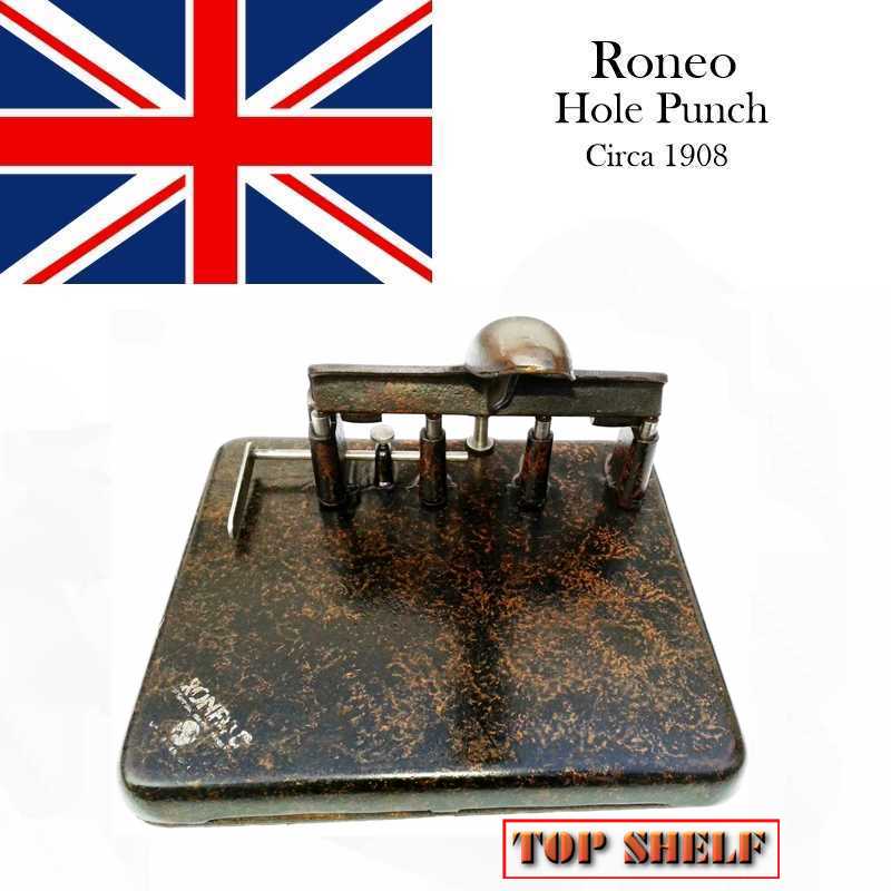 Roneo Hole Punch, circa 1908, United Kingdom