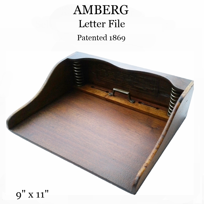Amberg Letter File, patented 1869