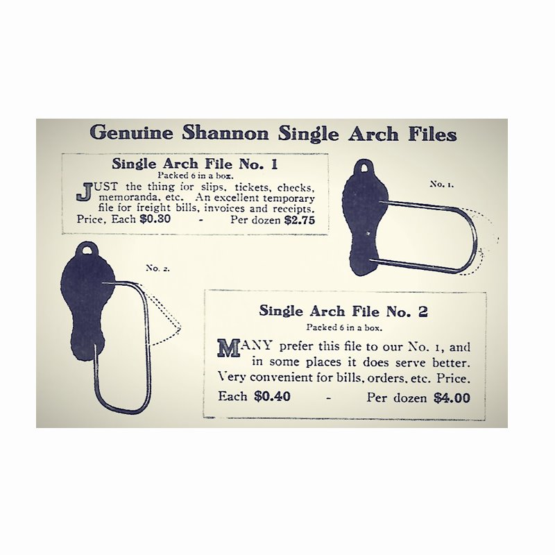 Genuine Shannon Single Arch Files advertisement