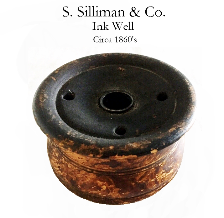 S. Silliman & Co. Ink Well, circa 1860s