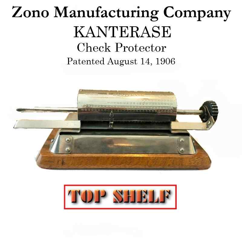 ZONO Check Protecter circa 1906