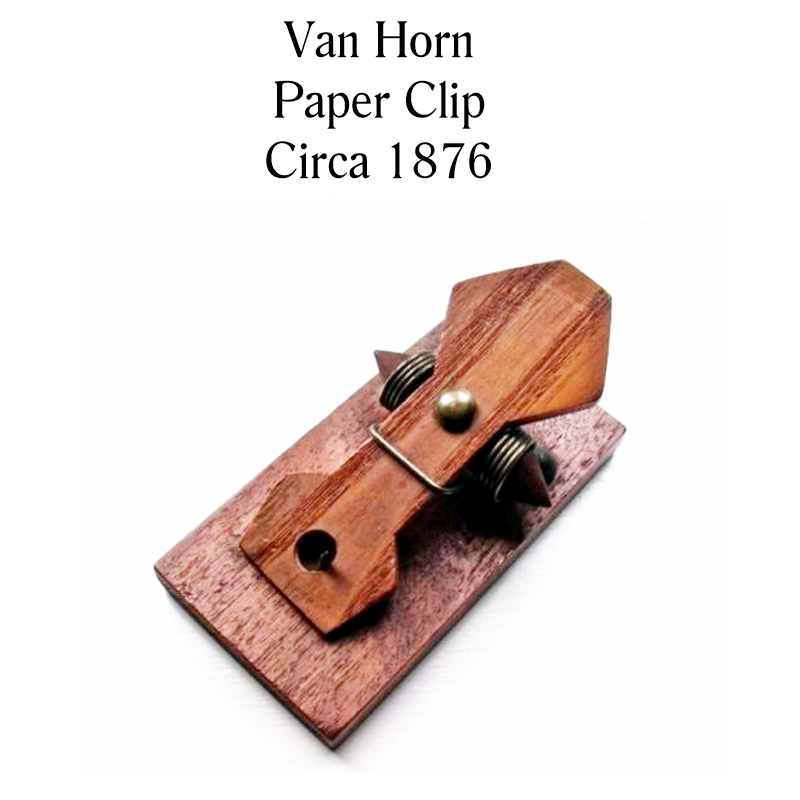 Van Horn Paper Clip, circa 1876