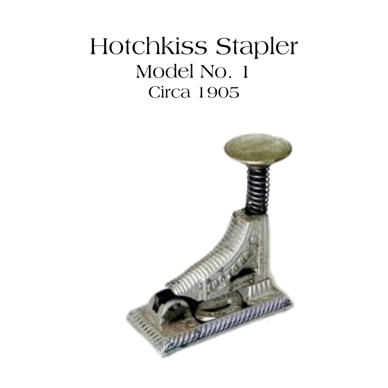 Hotchkiss Stapler, Model No. 1, circa 1905