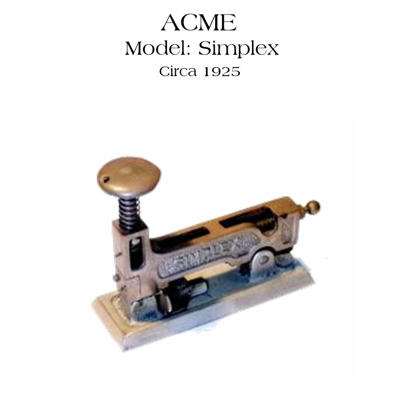 Acme Simplex, circa 1925