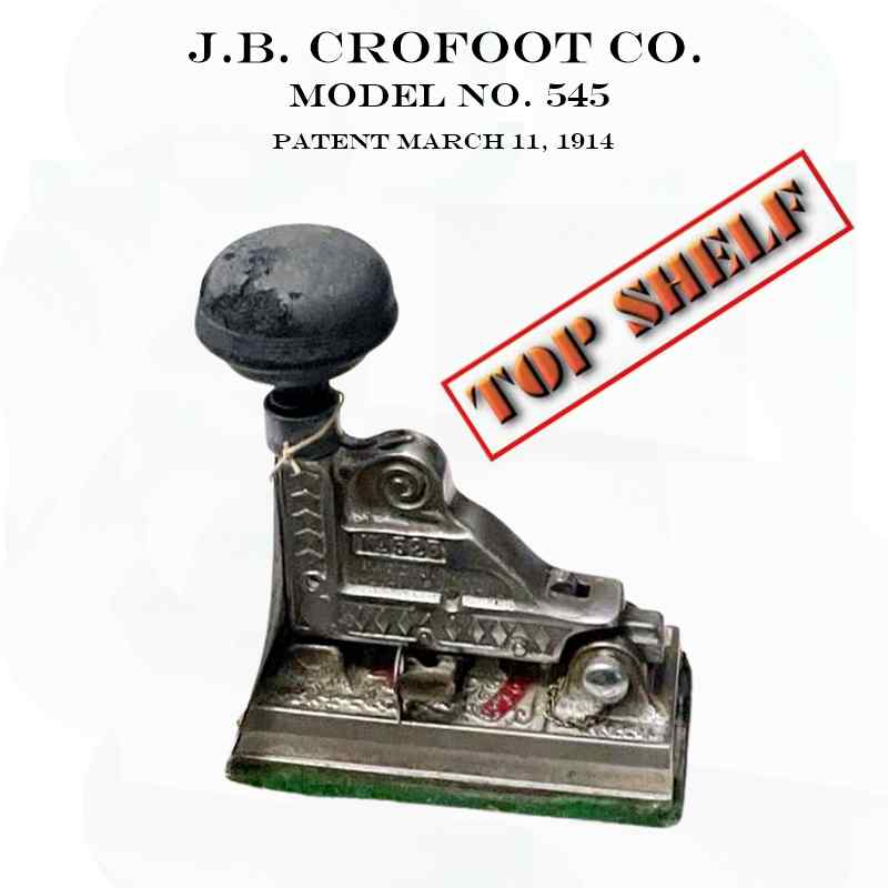 J.B. Crofoot Co., Model No. 525, 1928