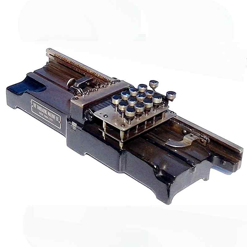 Hollerith card punch, The Tabulating Machine Co., New York City